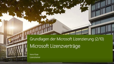 Thumbnail von YouTube Video: Grundlagen der Microsoft Lizenzierung: Microsoft Lizenzverträge