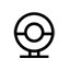 A computer web camera icon