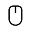 A computer mouse icon