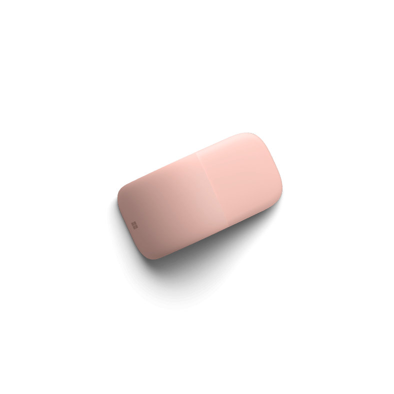Surface Arc Mouse is shown from above.