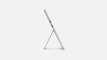 畫面顯示 Surface Pro 9 的側邊，以強調連接埠。