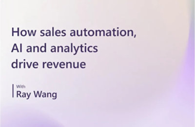 Naslovni ekran iz video zapisa pod nazivom „Kako automatizacija prodaje, veštačka inteligencija i analitika ostvaruju prihode.