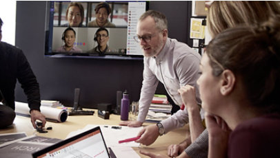 Enabling hybrid work internally at Microsoft with ‘digital fabric’ Microsoft Teams