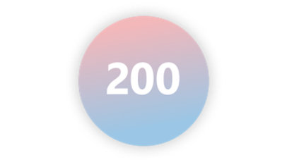 +200