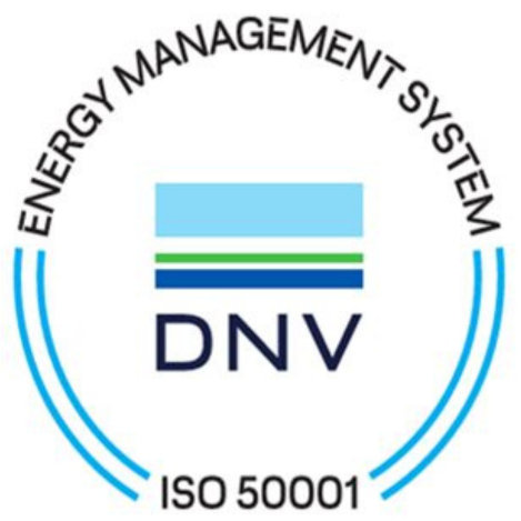 Energy Management System certification logo for ISO 50001