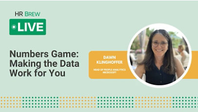 HR BREW LIVE, Numbers Game: Making Data Work for You live stream image