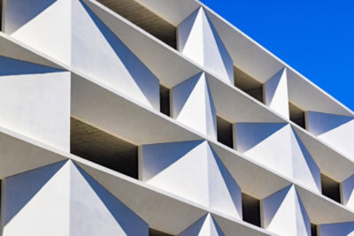 Abstract concept of a building top