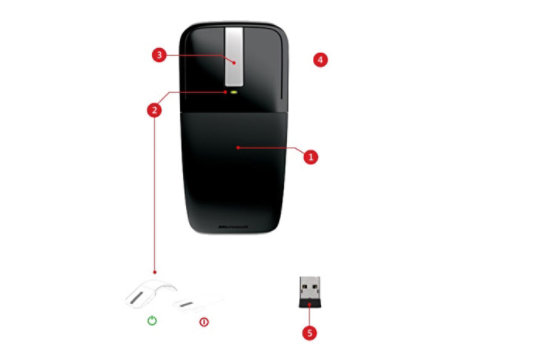 Microsoft Arc Touch Wireless Mouse | Microsoft Accessories