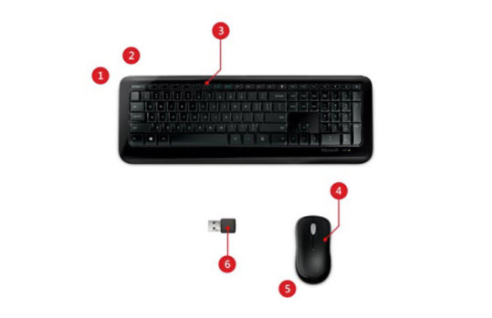 Palads lur Konsekvenser Microsoft Keyboard & Mouse: Wireless Desktop 850 | Microsoft Accessories