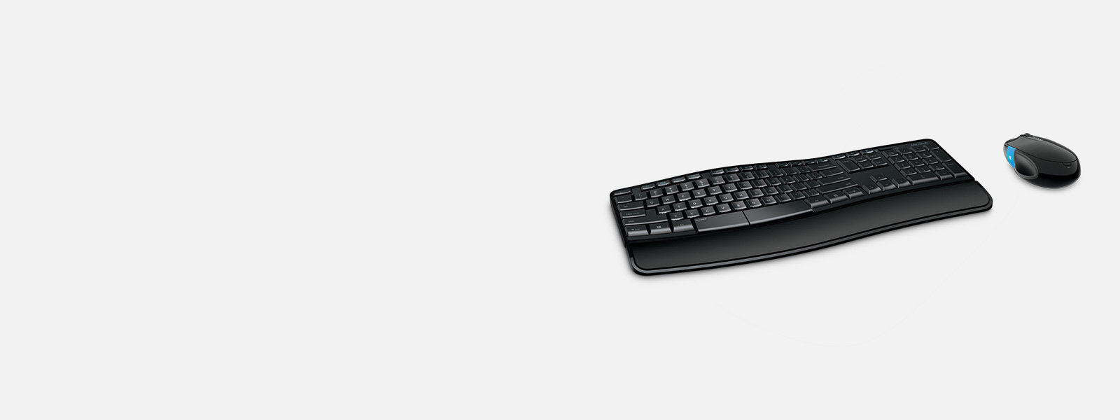 Microsoft Ergonomic Full-size Wireless Sculpt Comfort Desktop USB Keyboard  and Mouse Bundle Black L3V-00001 - Best Buy