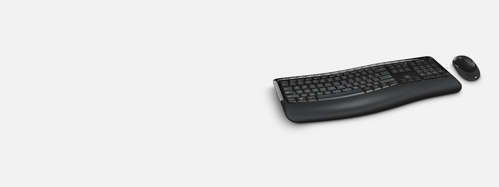 Microsoft Comfort Desktop 5050 Ergonomic Full-size Wireless Keyboard and  Mouse Bundle Black PP4-00001 - Best Buy