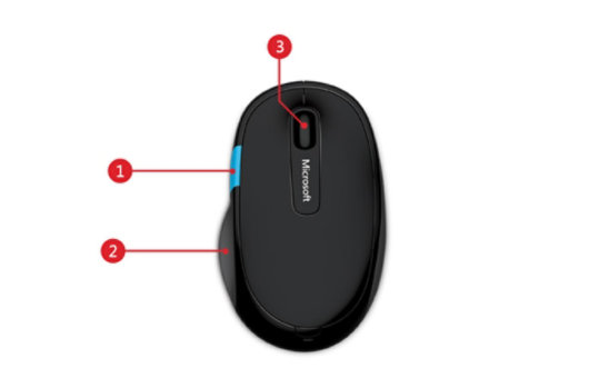 Microsoft Sculpt Touch Bluetooth Mouse for PC and Windows Tablets