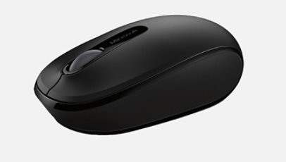 Microsoft Wireless Mobile Mouse 1850 باللون الأسود