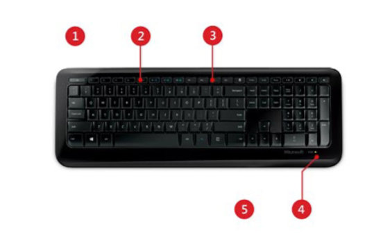 Microsoft Wireless Comfort 5000 Desktop (Keyboard and Mouse)