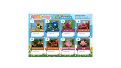 夏の花＆昆虫 収集シートのテンプレート/PowerPoint