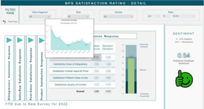 Voice of Customer Dashboard Screenshot