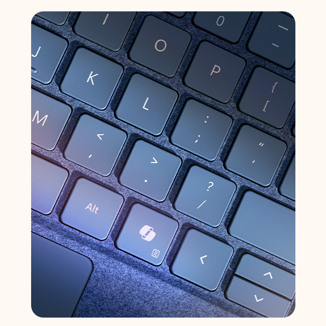 Surface Pro Keyboard with Slim Pen.