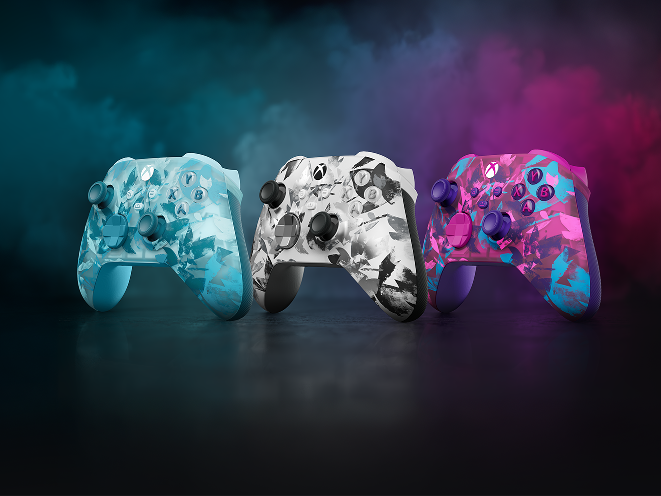 Xbox Wireless Controllers - Breaker Series Special Edition.
