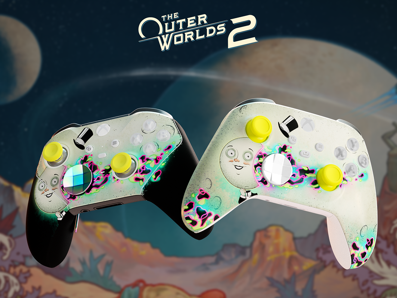 Xbox Wireless Controllers - The Outer Worlds 2.
