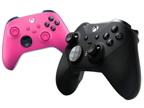 Xbox wireless controllers.