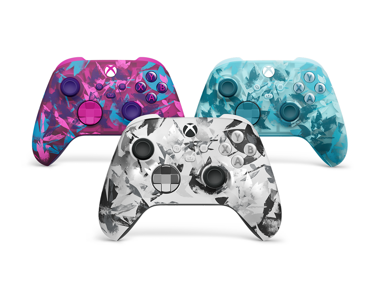 Xbox controllers.