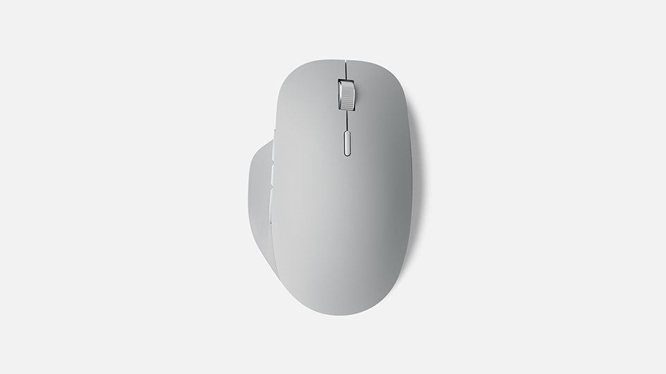 Surface Precision Mouse, top view.