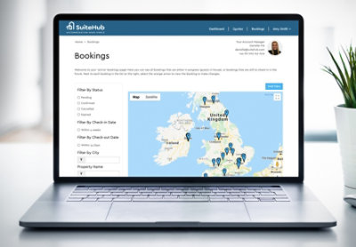 Suite Hub Bookings Screenshot