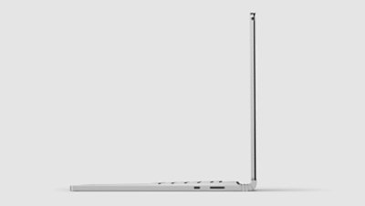 Surface Book 3 side view.