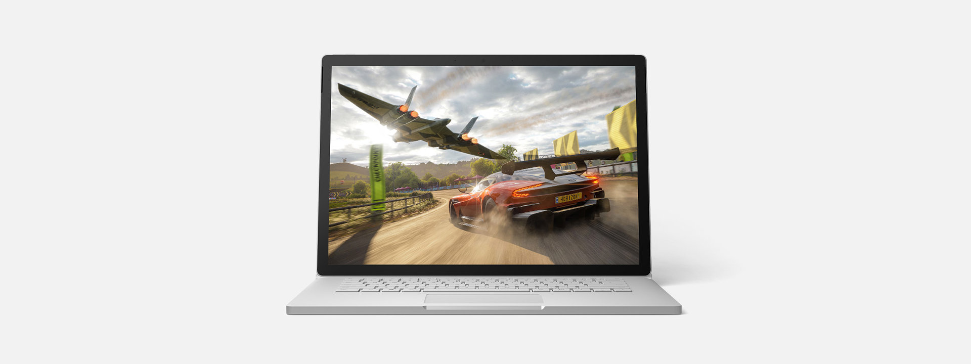 Surface Book 3 running an Xbox game.