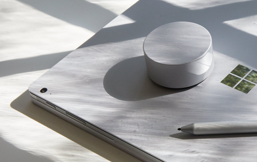 Surface Dial with Surface Pen and a Surface device.