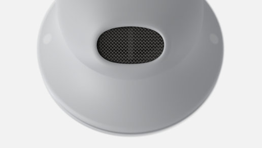Close-up of a speaker on Surface Earbuds.