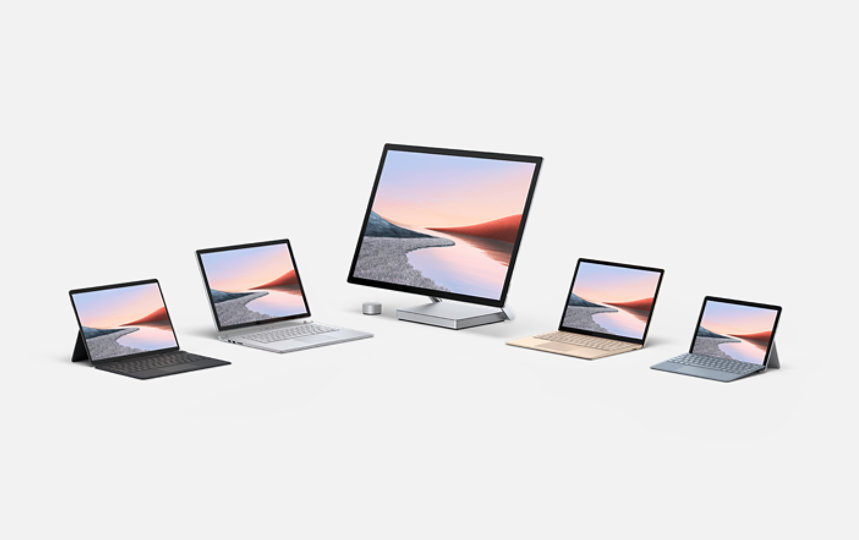 The family of Surface devices.