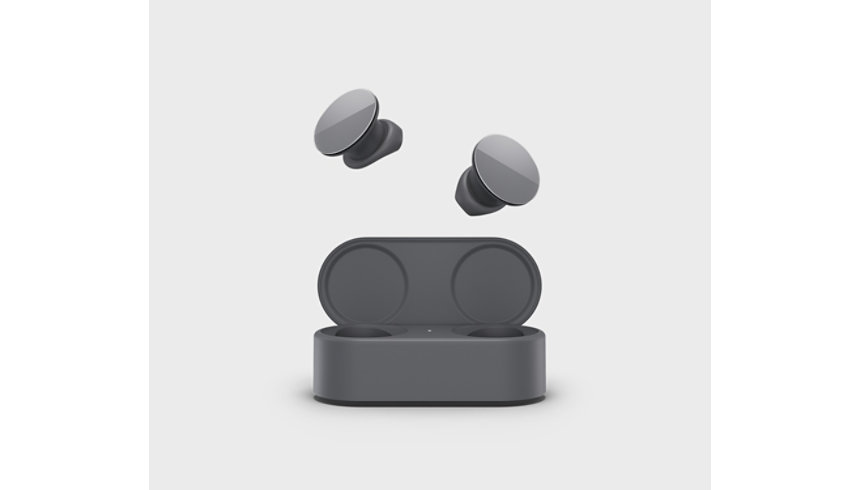Surface Earbuds and carrying case.