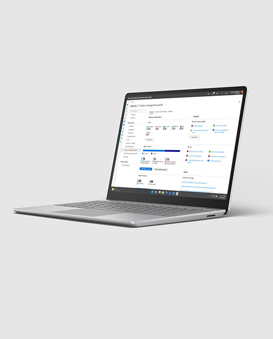 Απόδοση προβολής μεγέθους του Surface Laptop Go 3