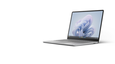 Vista angular lateral do Surface Laptop Go 3