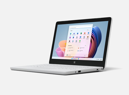 Surface Laptop SE avec l’écran mis en évidence.