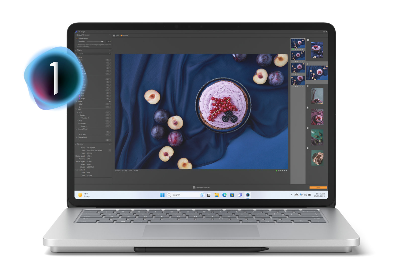 Microsoft - Surface Pro - Copilot+ PC - 13” OLED Touchscreen - Snapdragon X Elite - 16GB Memory - 1TB SSD - Device Only (11th Ed) - Thumbnail 4