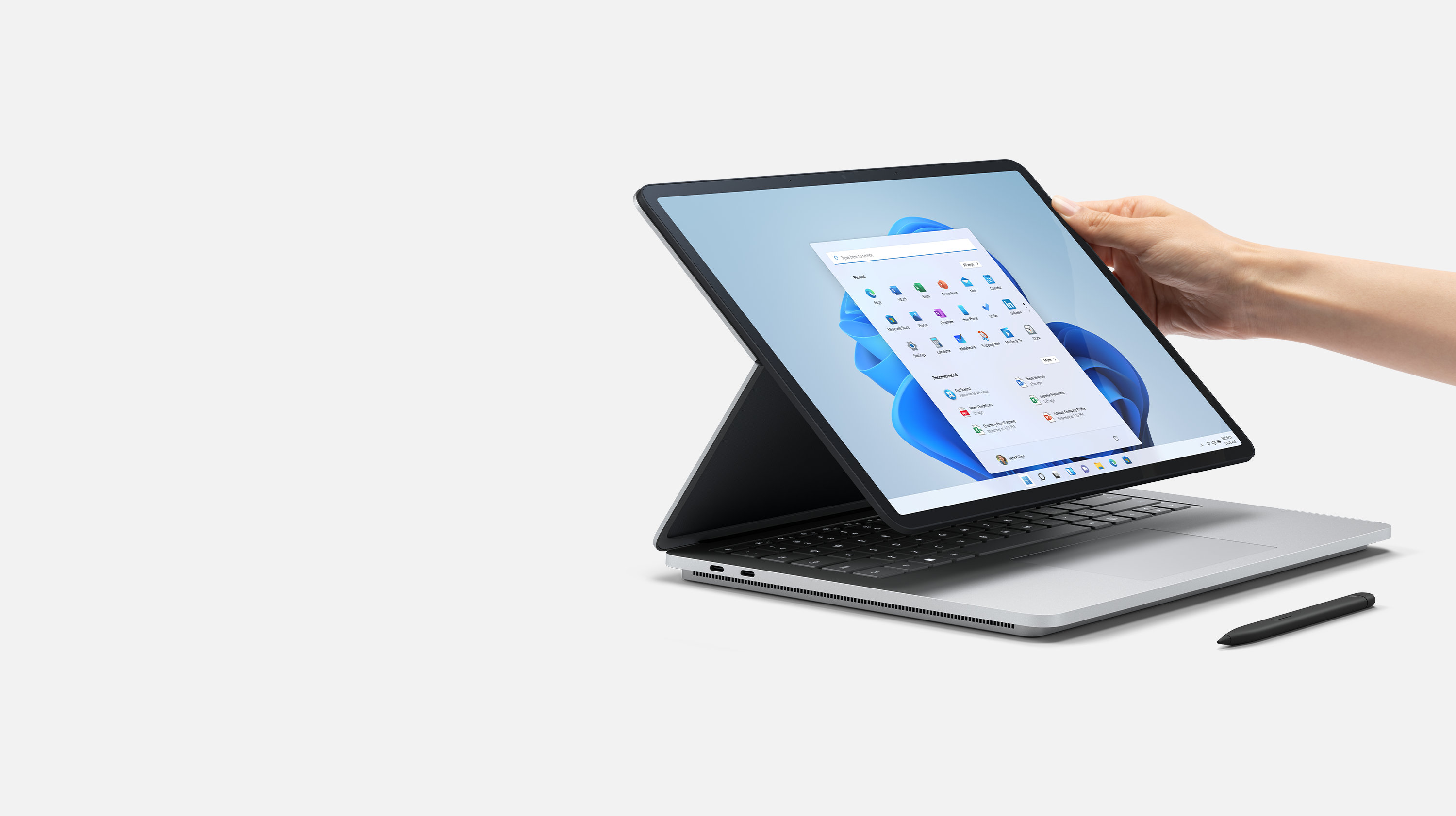 Surface Laptop Studio y Surface Slim Pen 2