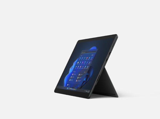 Surface Pro 8 for Business in graphite.