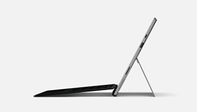 Surface Pro 7+ seen from the side.