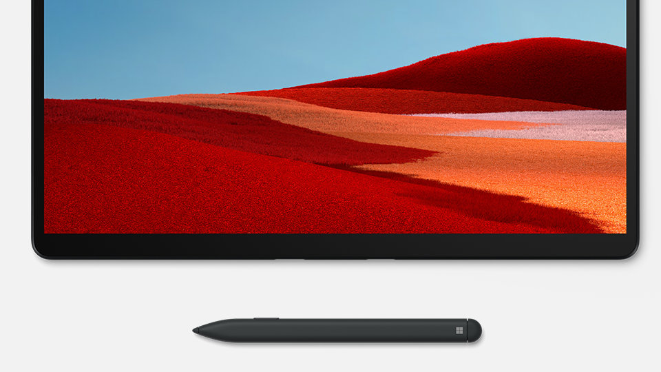 Surface Pro X and Surface Slim Pen.