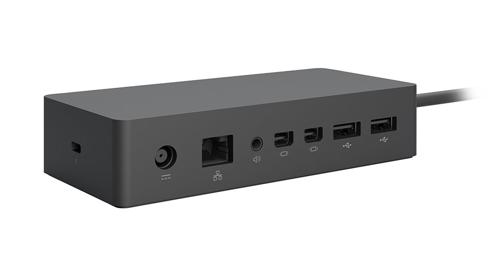 Back view of Surface Dock. 