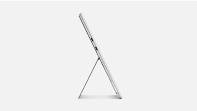 Sidvy av Surface Pro 9 för att visa upp portarna.