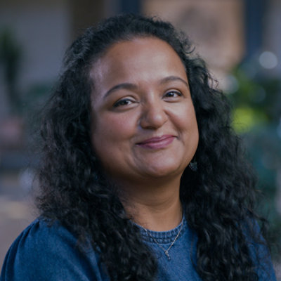 Sheena Kunhiraman, professional portrait.