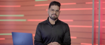 A person with smiling face