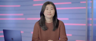 A person with smiling face