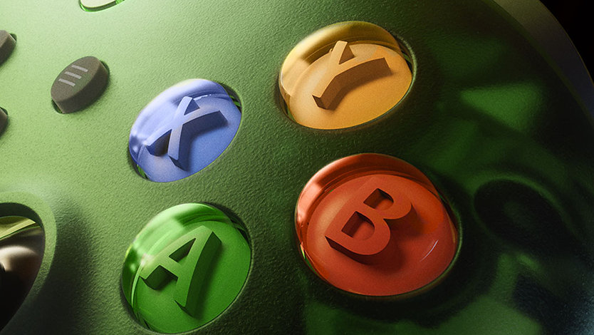 ABXY buttons of the XBOX Wireless Controller X25 Special Edition