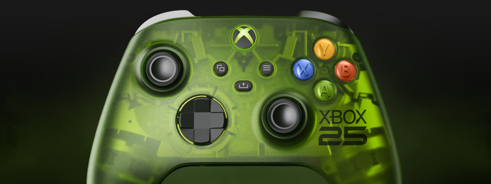 Front facing of XBOX Wireless Controller X25 Special Edition