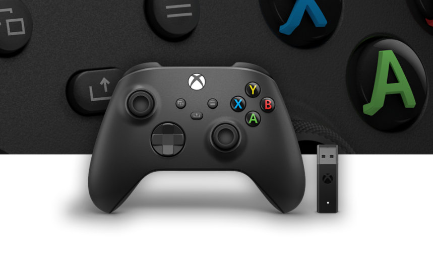 Xbox trådløs kontroller + trådløs adapter for Windows 10