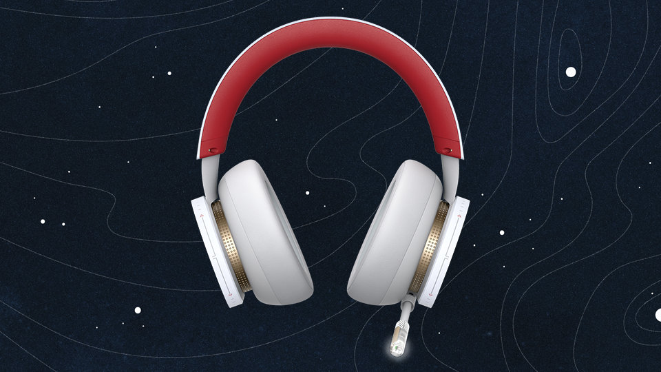 Front view of the Xbox Wireless Headset – Starfield Limited Edition.
